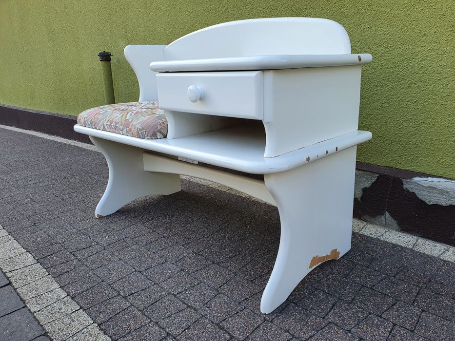 Siedzisko ławka na korytarz z szufladą