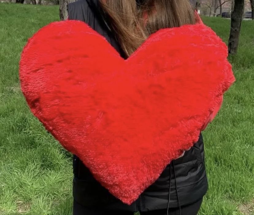 Подушка серце. Подарунок 8 березня. Подарок девушке. Серце