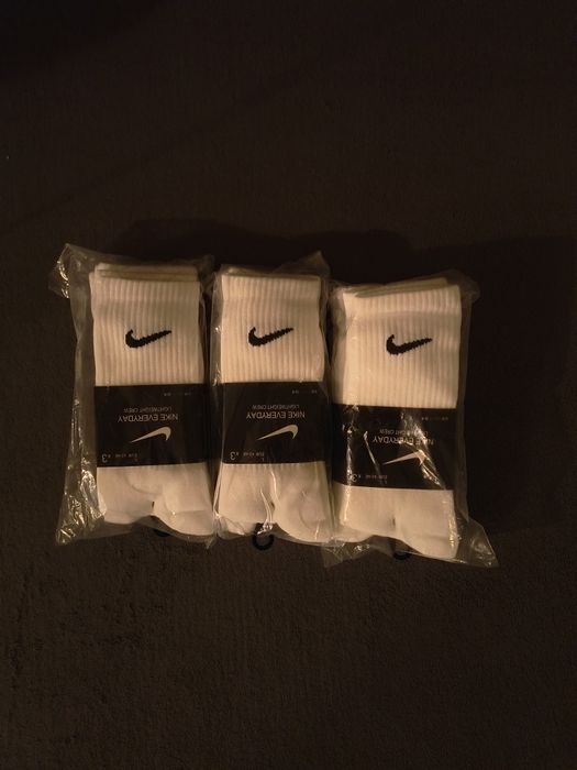 Skarpetki Nike 3 paczki w każdej 3 pary rozmiar 42-46