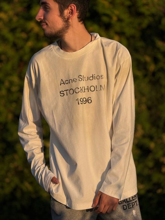 Без Предоплат‼️ Лонгслів ВІД БРЕНДУ Acne Studio Колір:Чорний / Блий
