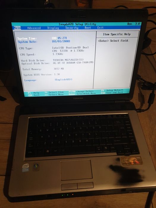 Laptop Toshiba Satelite L300