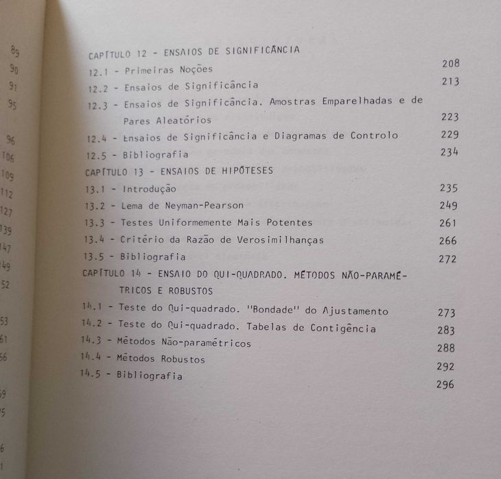 Probabilidades e estatística, Bento José Ferreira Murteira (2 volumes)
