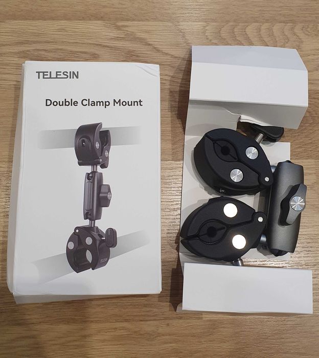 Крепление зажим Telesin для insta360 x4 x3, gopro, dji action