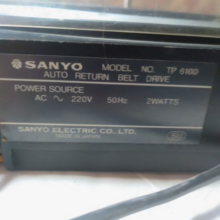 Вініловий програвач Sanyo TP 6100