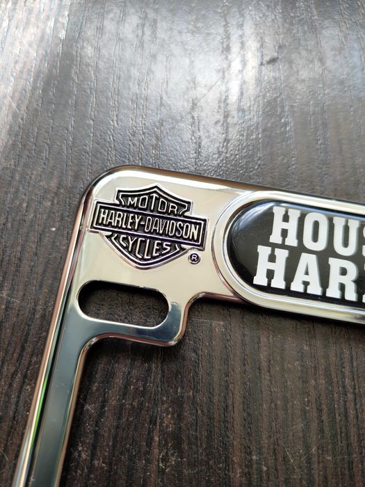 Рамка на номерной знак на мотоцикл, мопед. USA Harley Davidson США
