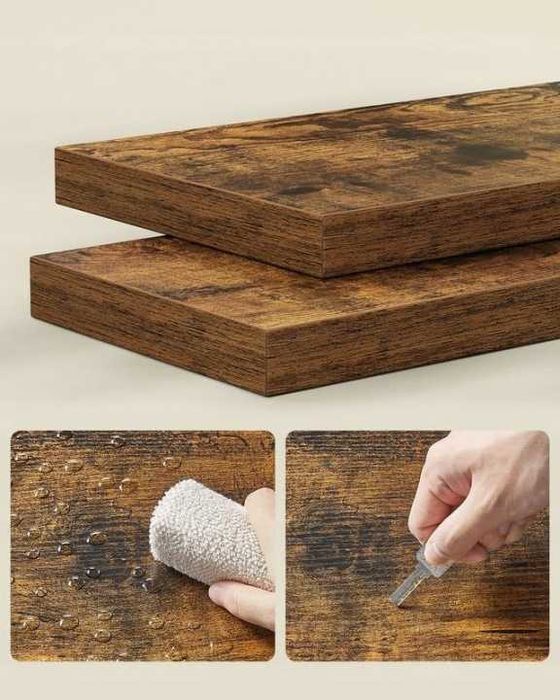 Półka NAROŻNA regał szafka wisząca 20x20x126 róg ścienny LOFT książki
