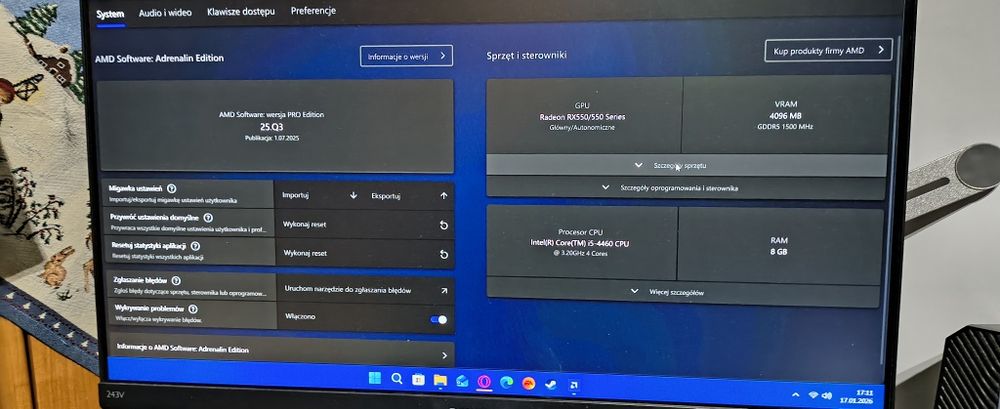 Komputer stacjonarny komplet z monitorem do gier