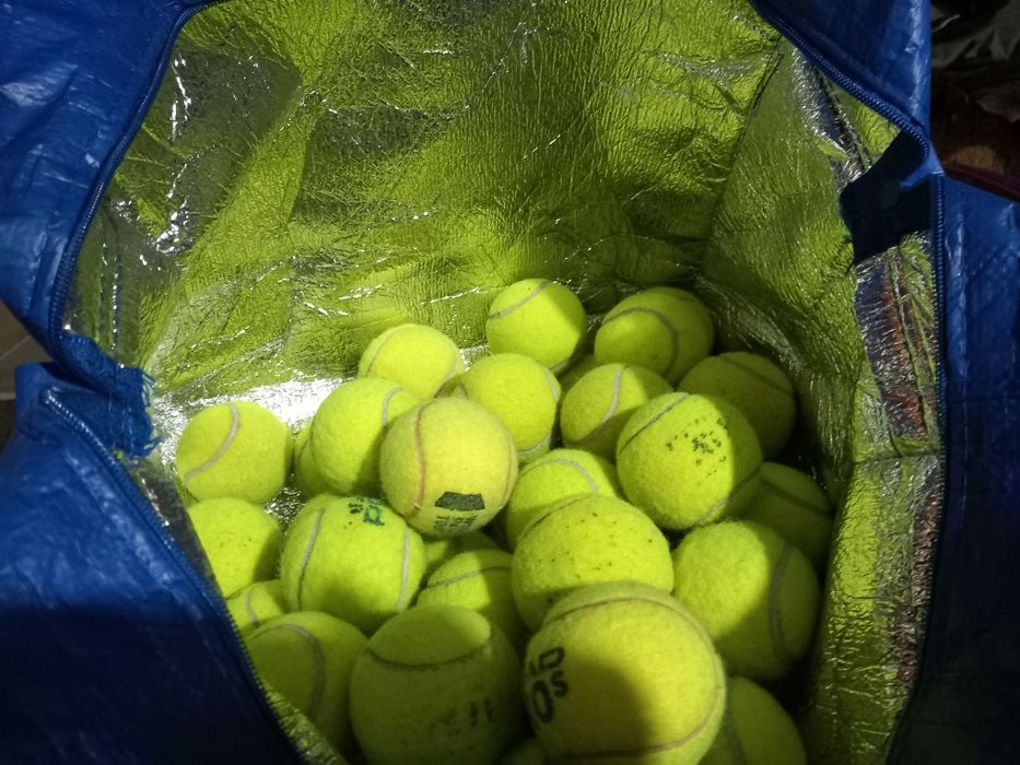 Lote de ténis  e raquetes