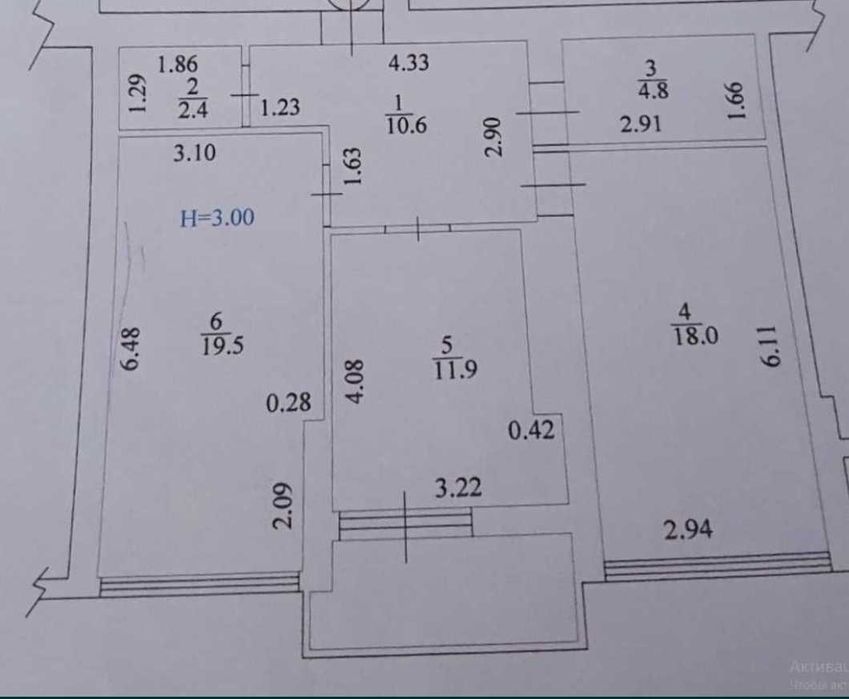 Продажа 2к квартиры ЖК Лайнер Центр