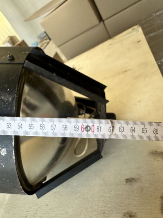 Stare lampy halogenowe PRL industrial