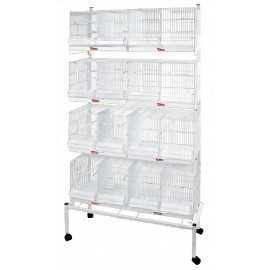 NOVO - Carro Suporte com rodas para gaiolas, Bastidor de viveiros