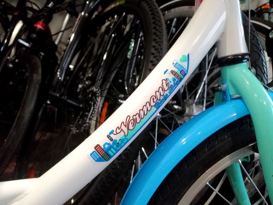 PIĘKNY VERMONT GIRLY SUMMER Blue Roz. 12,5" Dziecięcy *Koła 18 cali*