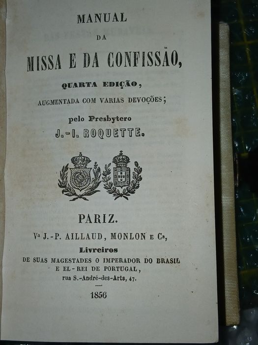 Manual da Missa 1856