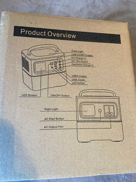 Зарядна станція TIG FOX T500 540Wh 850W/500W