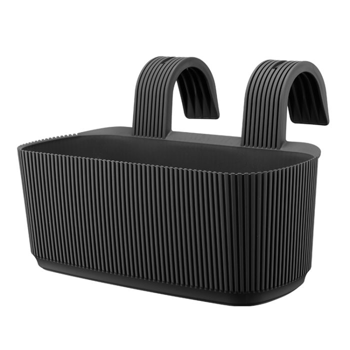 Doniczka balustradowa Pera 29388 antracyt VERDENIA