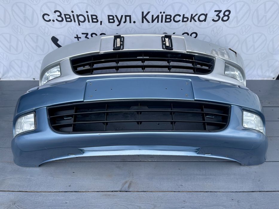 Передній бампер Шкода Октавія А5 передний 9154 9156 Skoda Octavia A5 сірий octavia a5