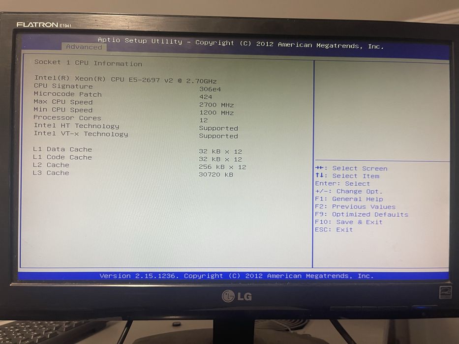 Комплект X79-SERVER DUAL Intel Xeon E5-2697 v2 x2 (24 (48) ядер 2.7 - 3.5GHz) / 128 GB DDR3 / 2x Кулер