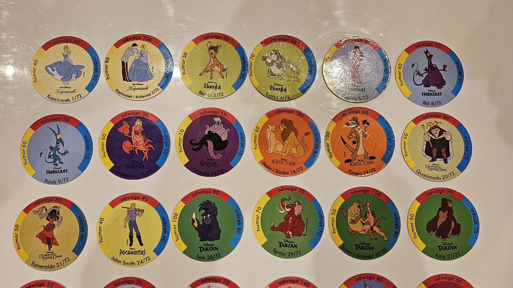 Żetony Disney Mr Snaki Star Foods