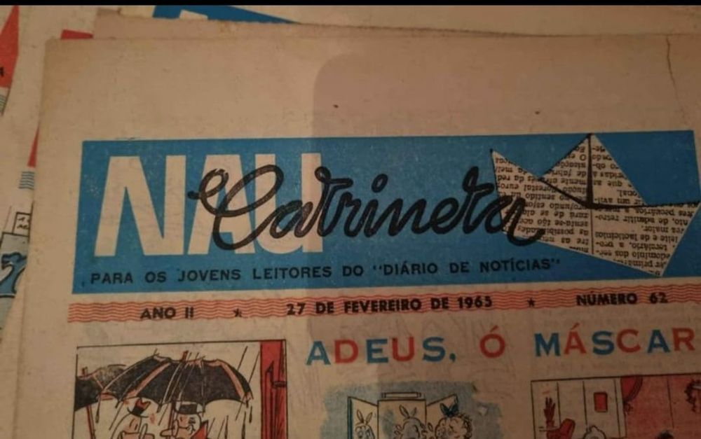 Jornais Antigos Nau Catrineta Suplemento Diário de Noticias 1965