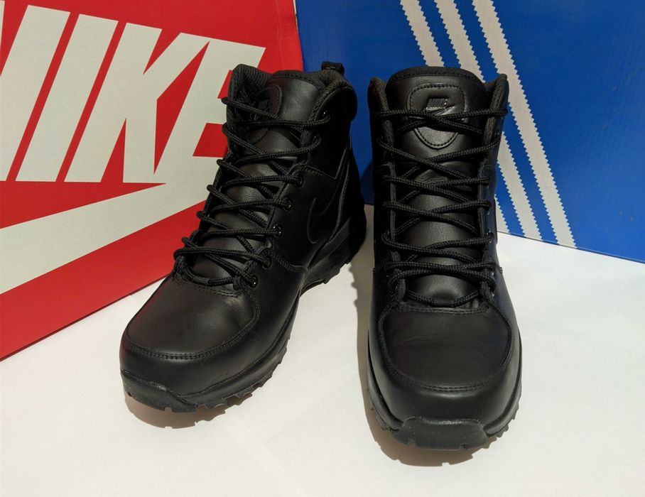 Оригінальні черевики Nike Manoa Leather Black 10.5 US 44.5 розмір