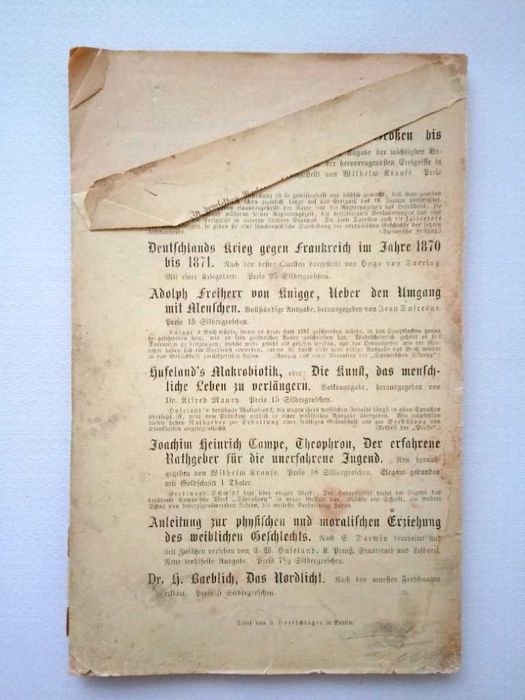 Drei Lebensfragen fur Staat Schule Kirche 1871