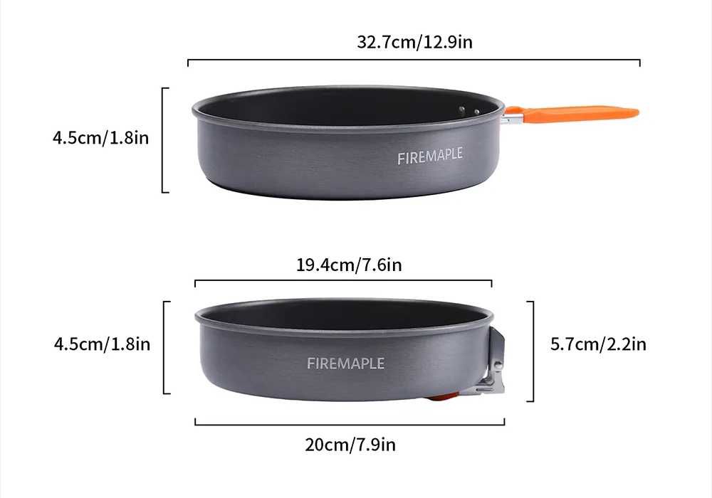 Сковорідка туристична Fire Maple Feast FP / Feast FP Non-Stick