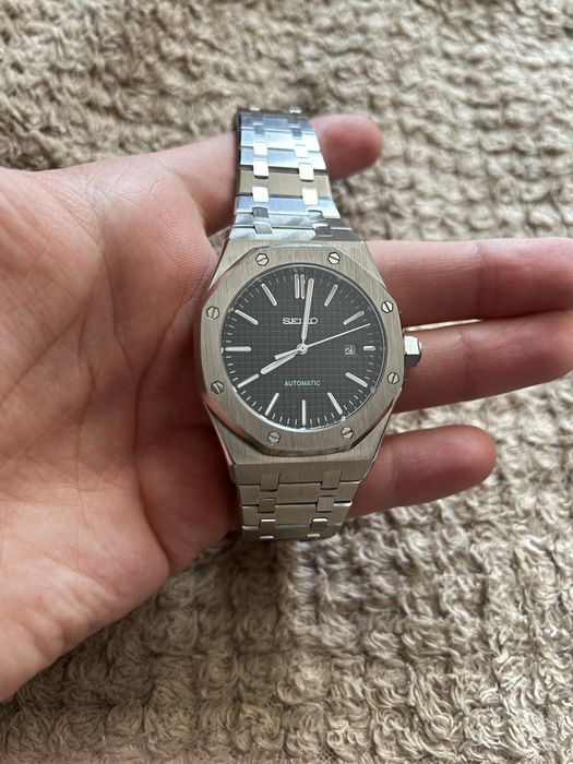 Годинник Seiko Mod Royal Oak Black