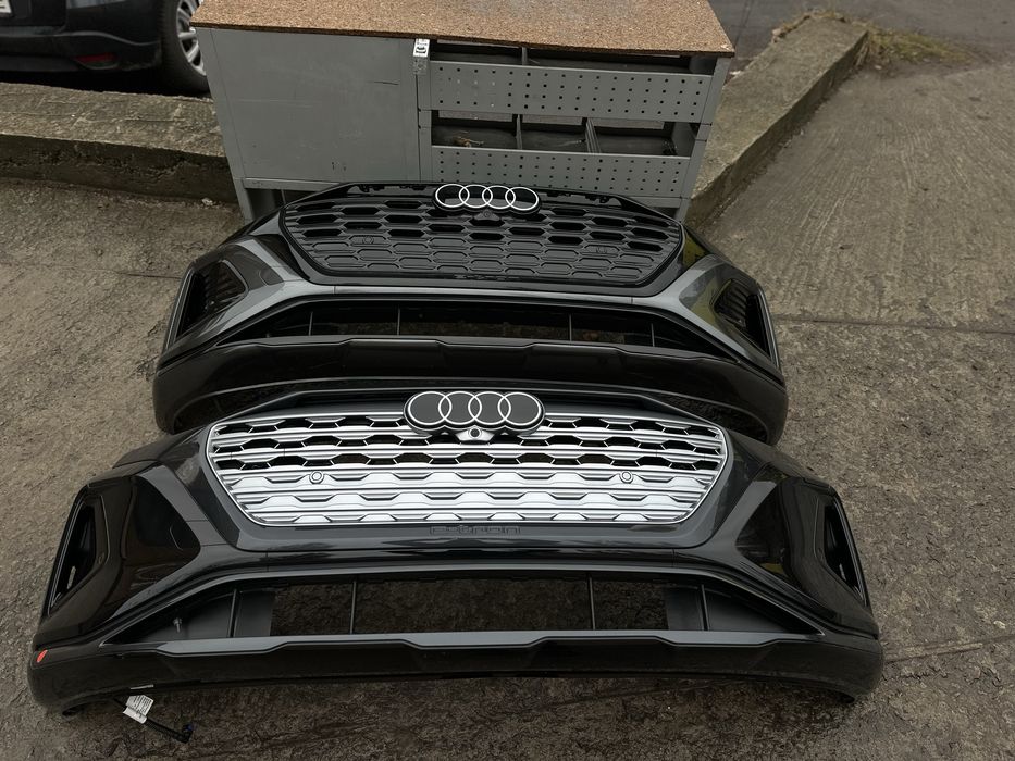 Бампер Q8 Ауди Етрон Audi Q8 Etron  Ку8 єтрон Передній Передний