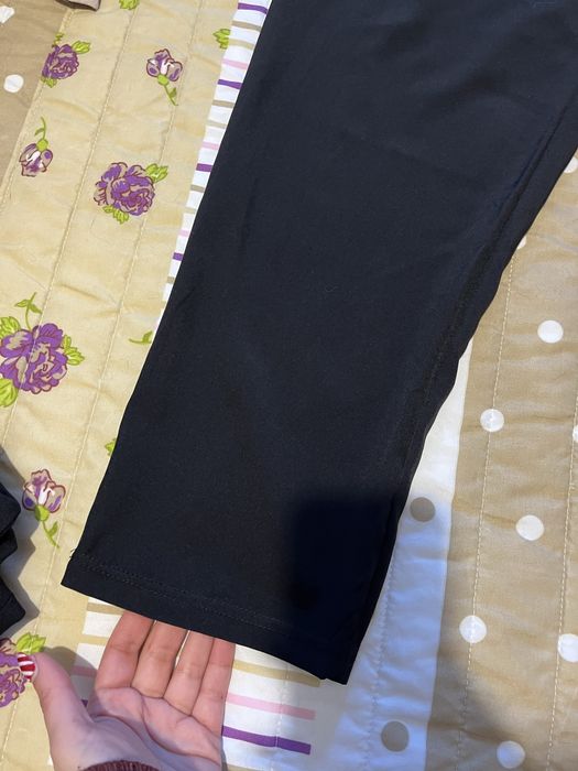 Calças pretas senhora elasticas e versáteis usadas 1 x tam XL