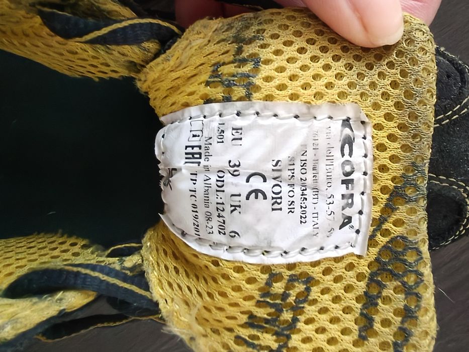 Bota de segurança n 39 ponteira de aço
