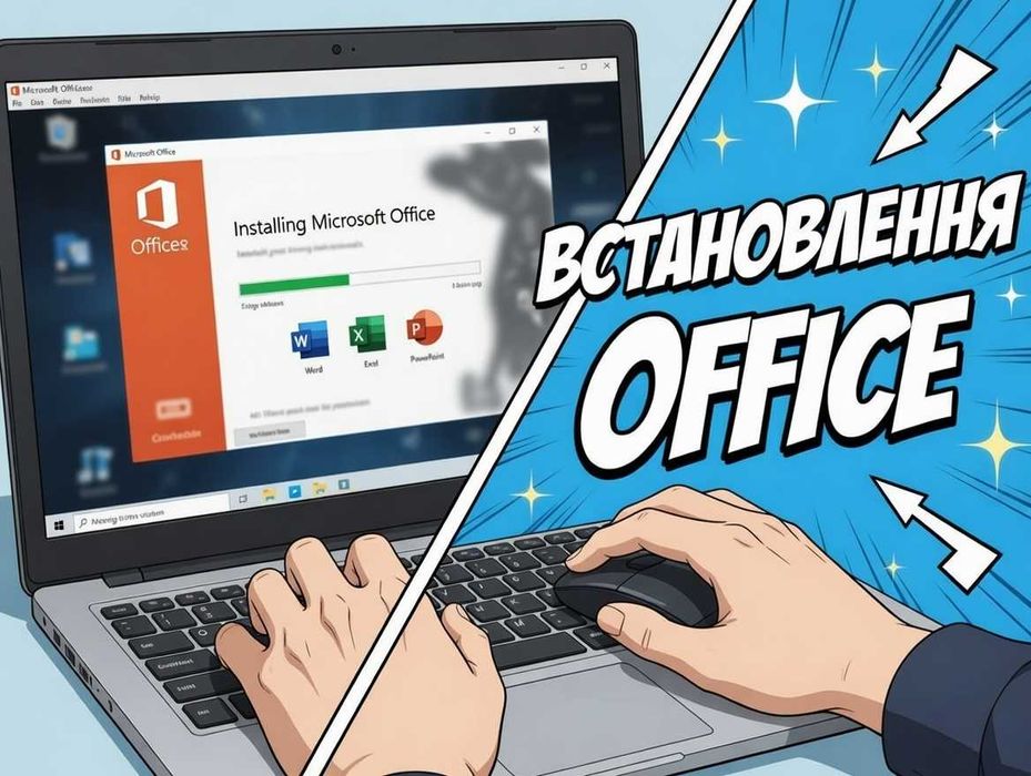Установка та налаштування Office… Word… Excel… PowerPoint… Steam… Zoom