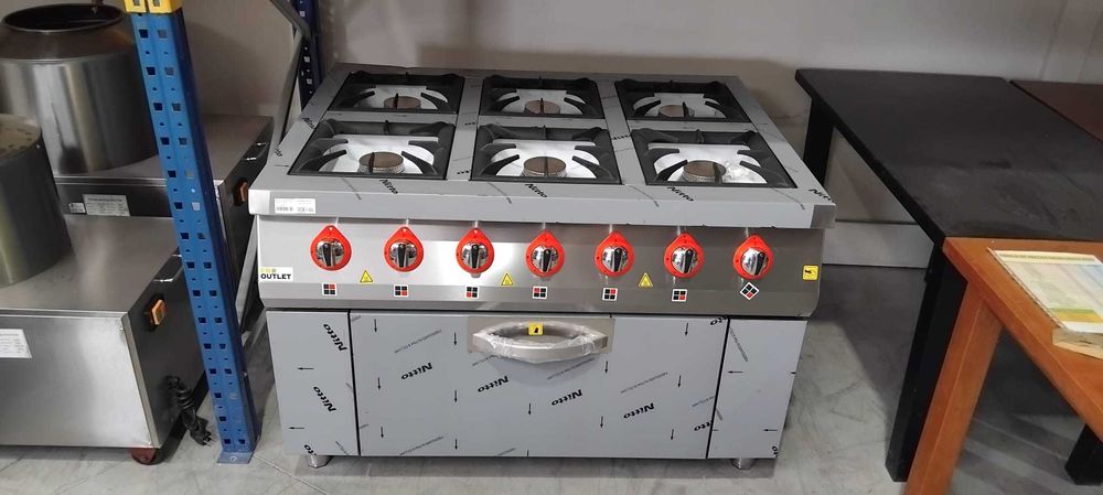 Fogão 6 Bocas + Forno a Gás - NOVO