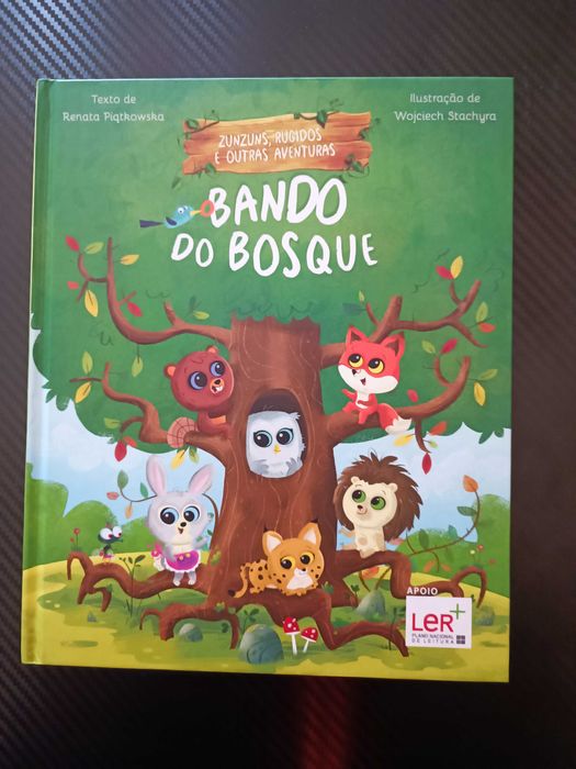 Livro infantil “O Bando dos Bosques”.