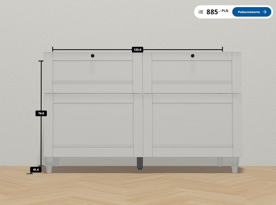 Komoda ikea besta 120cm