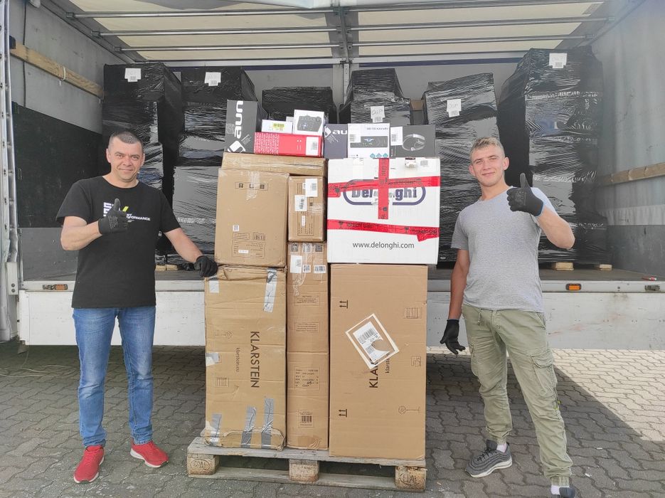 Palety Mix z Niemiec Agd/Audio/Rtv/Sport/Ogród