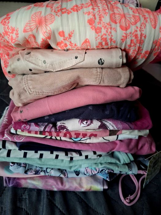 Ubranka, ubrania 128cm dla dziewczynki