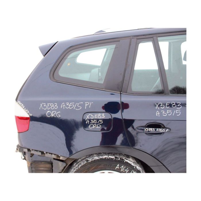 ĆWIARTKA BŁOTNIK PRAWY TYŁ BMW X3 E83 A35 MONACO BLAU
