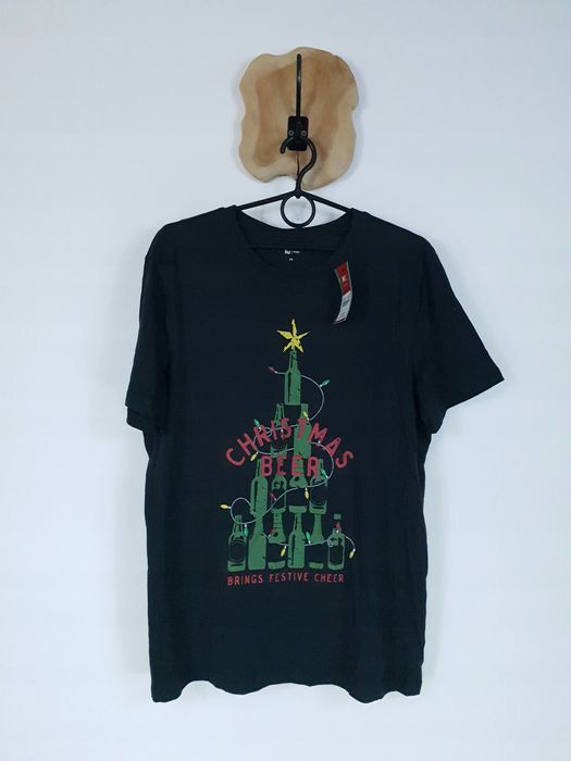 T-shirt świąteczny Tu roz. M nowy