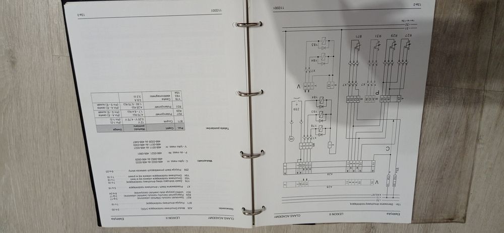 Claas lexion 405-480 książki hydraulika elektryka