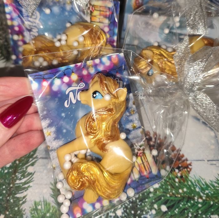 Мило ручної роботи, подарунок до новорічних свят,кінь, символ року