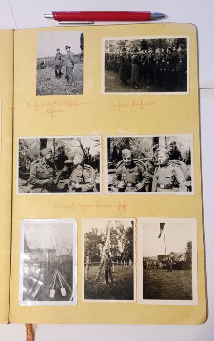 Militaria de Trincheira Album Honorário de Fotos RAD 1935/36