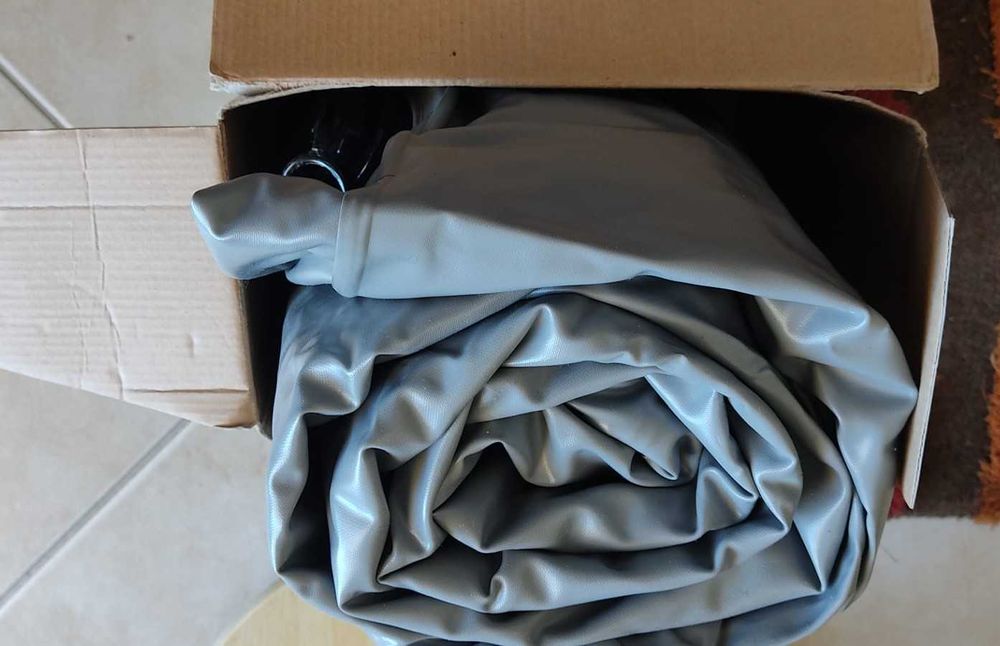 Colchão insuflável Quechua, para duas pessoas (como novo) c/bomba de ar