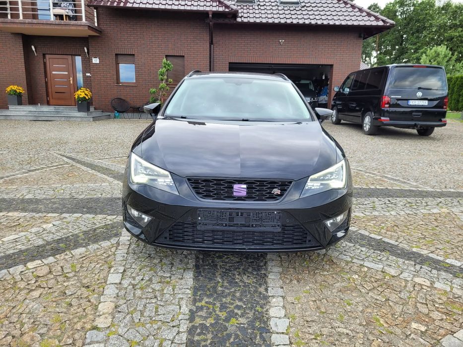 Seat Leon Leon FR 2.0 Tdi 150 KM Led Navi Pół Skóra Parktronik przód i tył Faktu