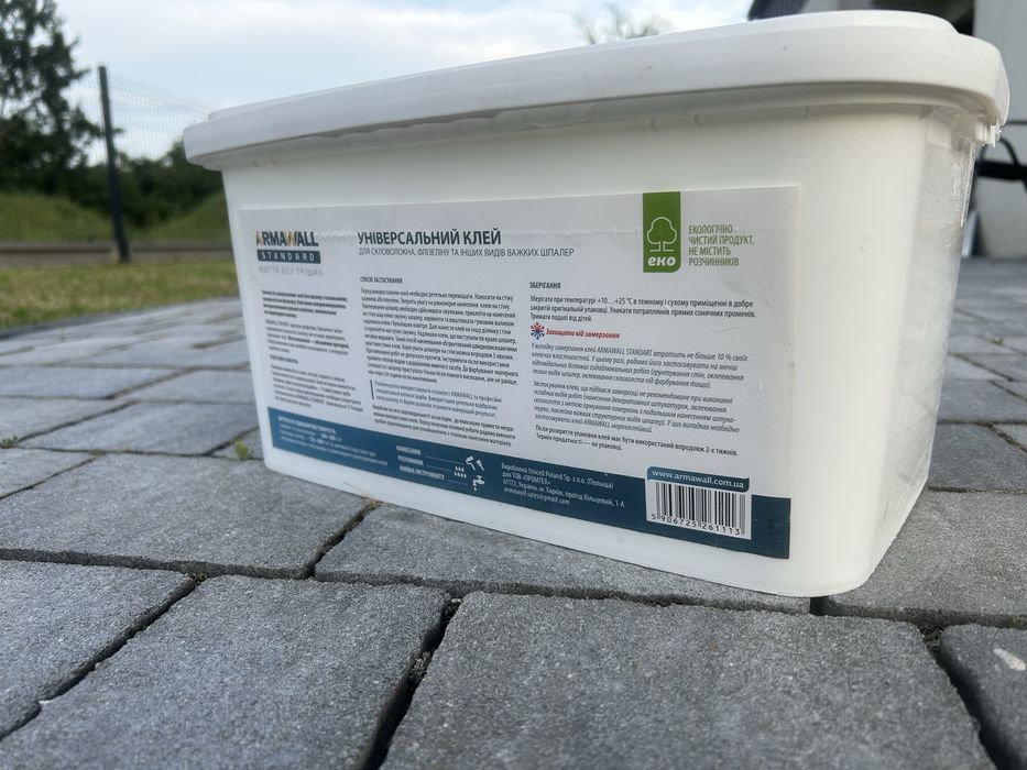 10 kg Klej do tapet z włókna szklanego, flizelinu oraz ciężkich tapet.