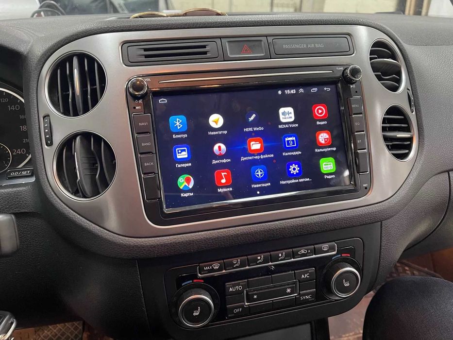 Штатна магнітола для VW Passat Golf Jetta Polo Caddy Touran Tiguan Sharan USB Bluetoth