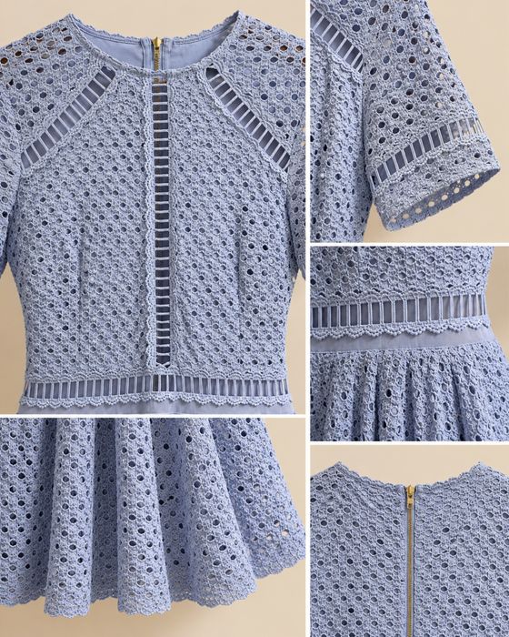 Сукня Aqua, блакитне мереживо, розмір S.