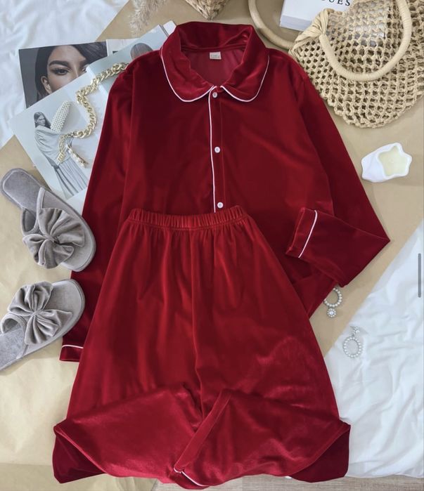 Домашний костюм бархатный