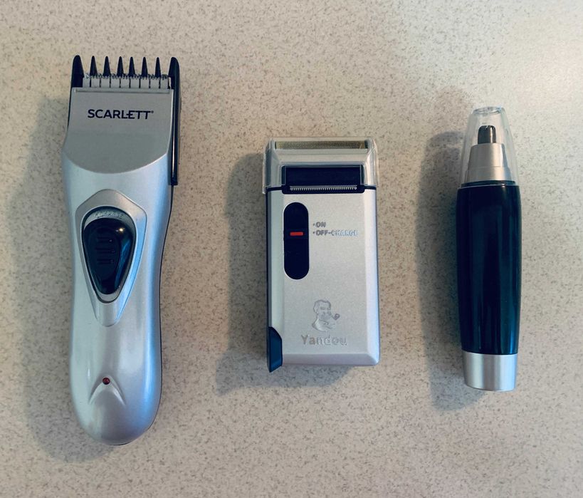 Машинка для стрижки + электробритва + триммер