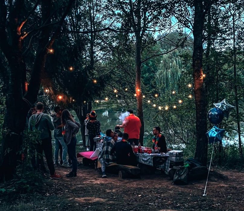 USB 5V ЯРКАЯ портативная гирлянда ретрогирлянда от повербанк лампа юсб