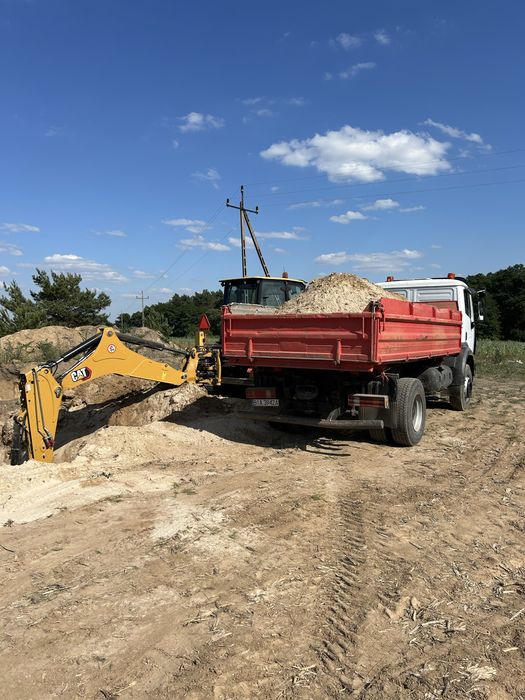 Usługi koparko-ładowarką, minikoparką, wyburzenia, transport